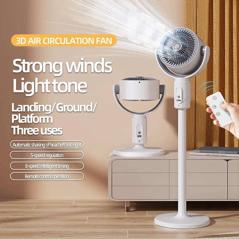 BreezeFlow Portable Home Circulator Fan
