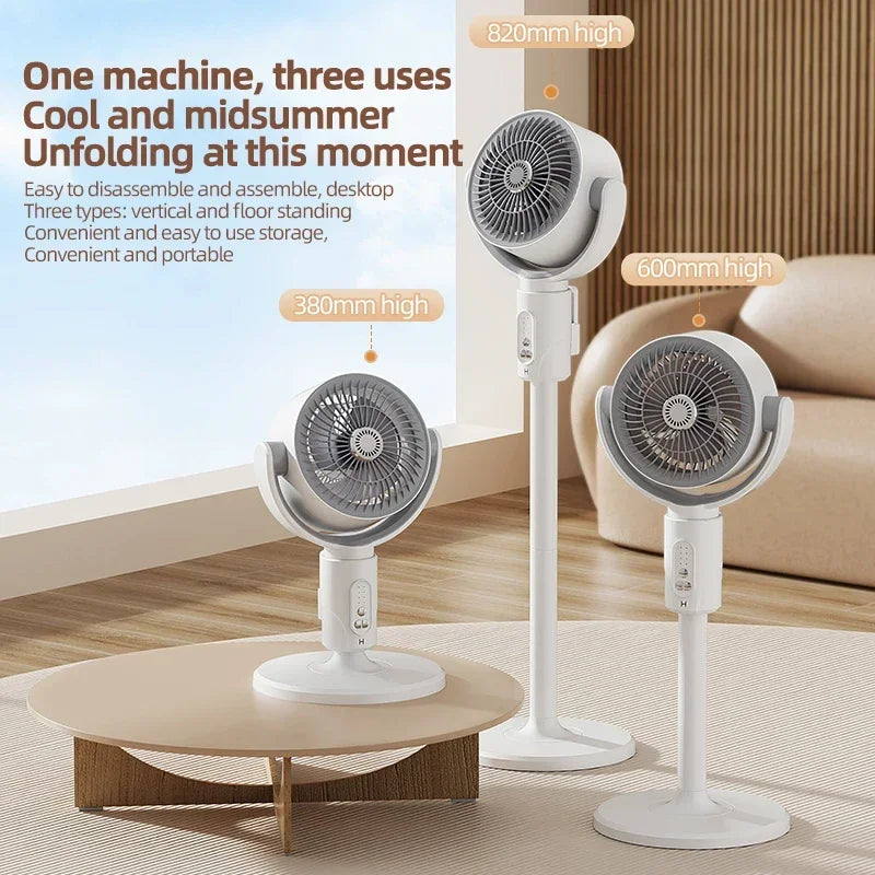 BreezeFlow Portable Home Circulator Fan