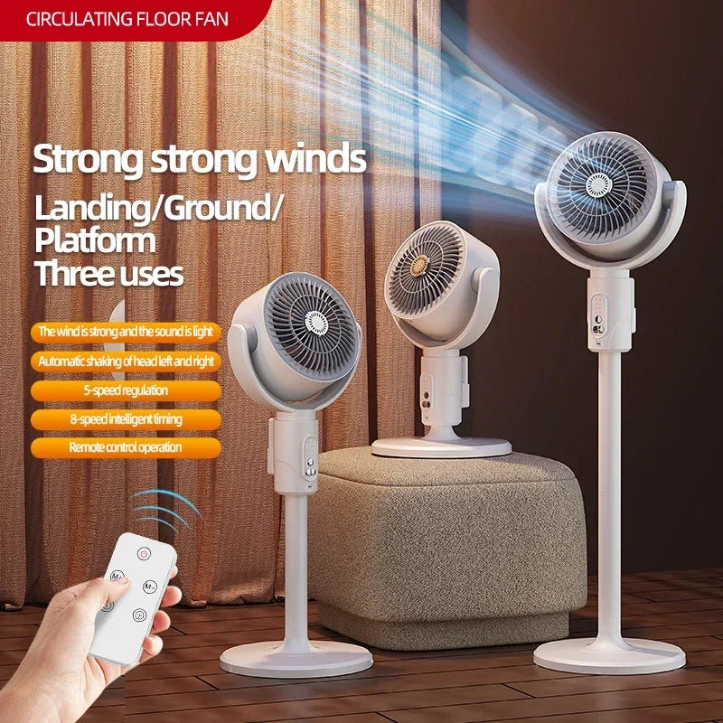 BreezeFlow Portable Home Circulator Fan